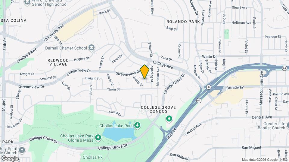 3440 Hershey St Map and Location Details