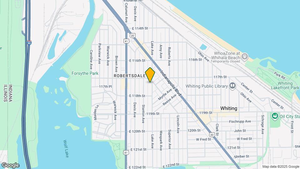 1718 Lake Ave Map and Location Details