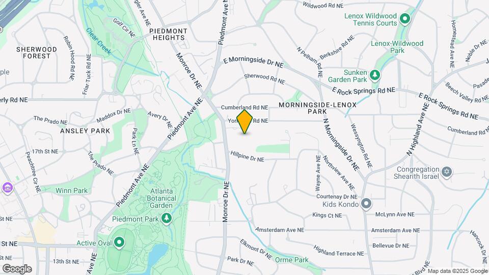 1445 Monroe Dr NE #E37 Mapa y Detalles de la Ubicación