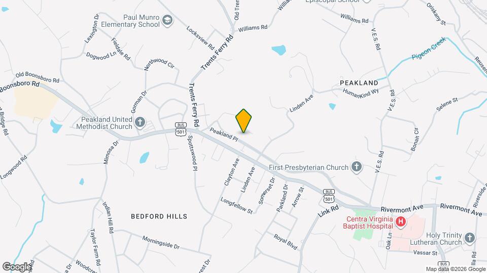 4102 Peakland Pl Map and Location Details