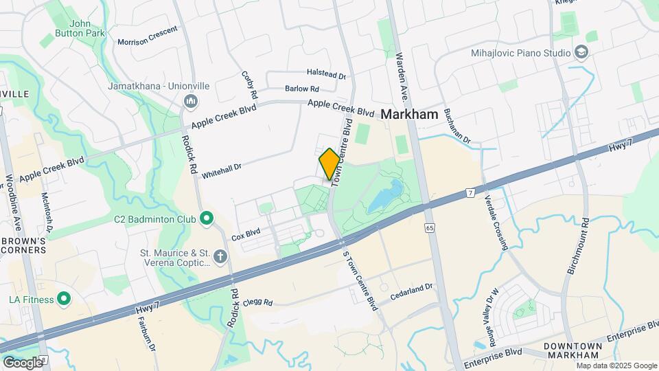 154 Town Centre Blvd Map and Location Details