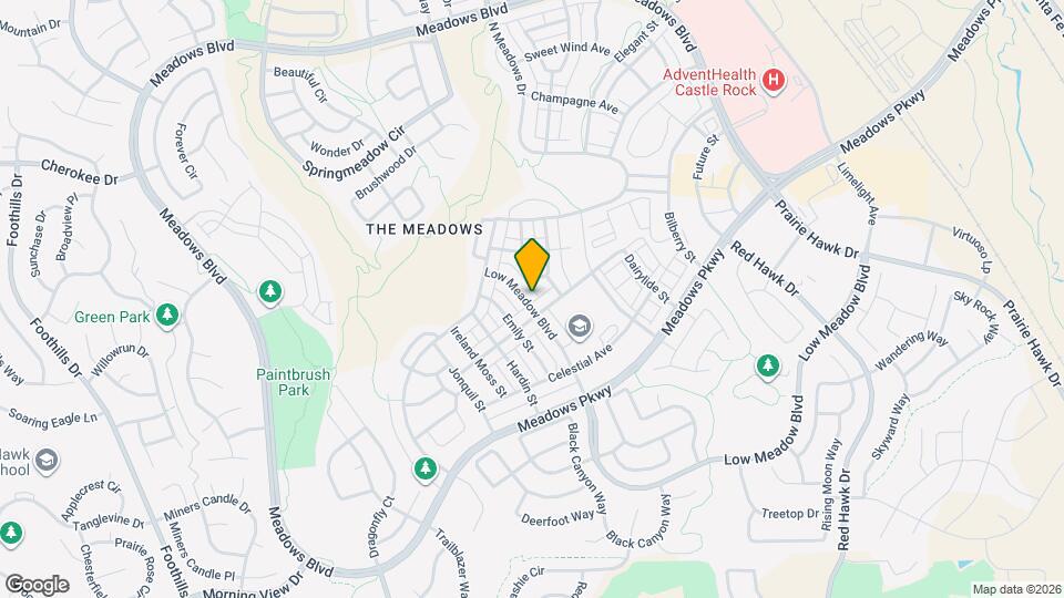 2979 Low Meadow Blvd Map and Location Details