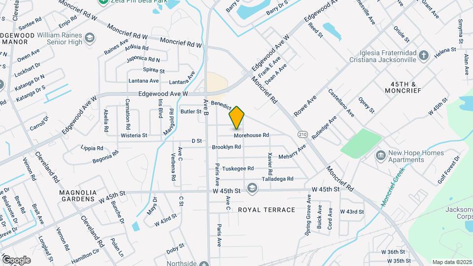 2125 Morehouse Rd Map and Location Details