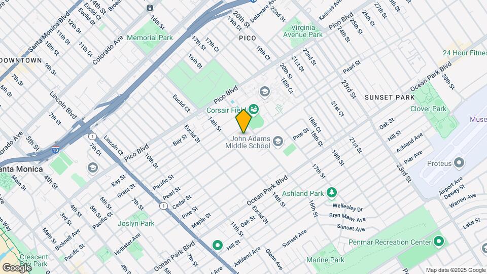 1501 Pearl St Mapa y Detalles de la Ubicación