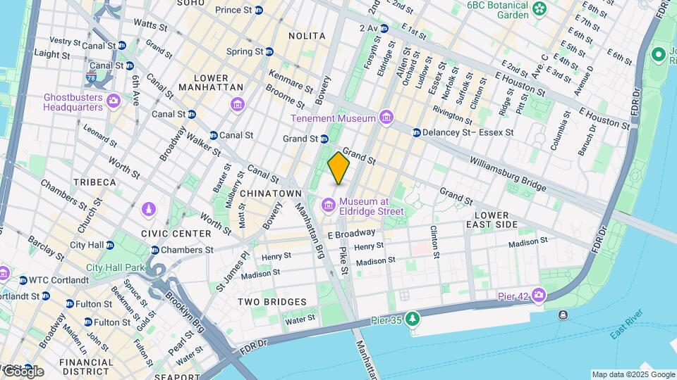 46 Eldridge St Map and Location Details