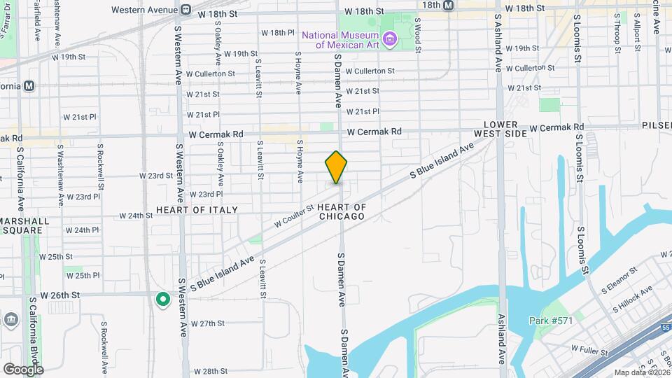 2002 W Coulter St, Unit G Map and Location Details