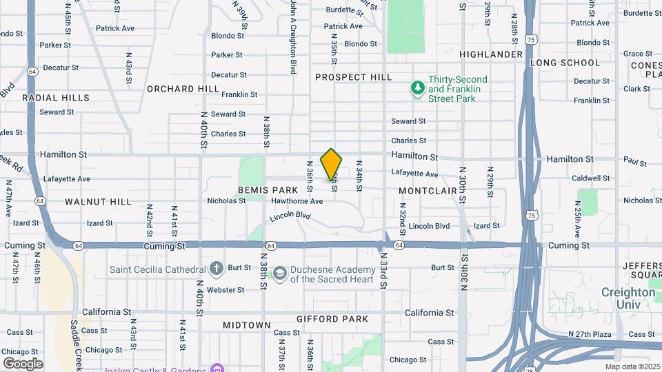 1114 N 35th St Map and Location Details