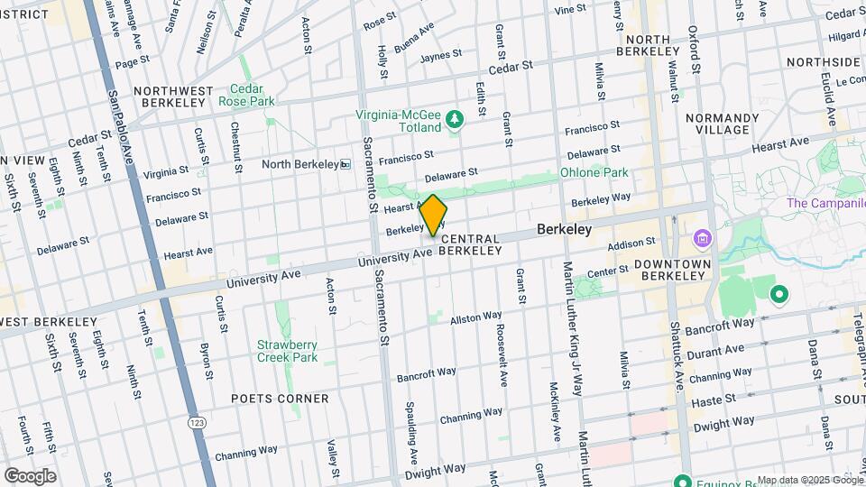 1617 University Ave Map and Location Details