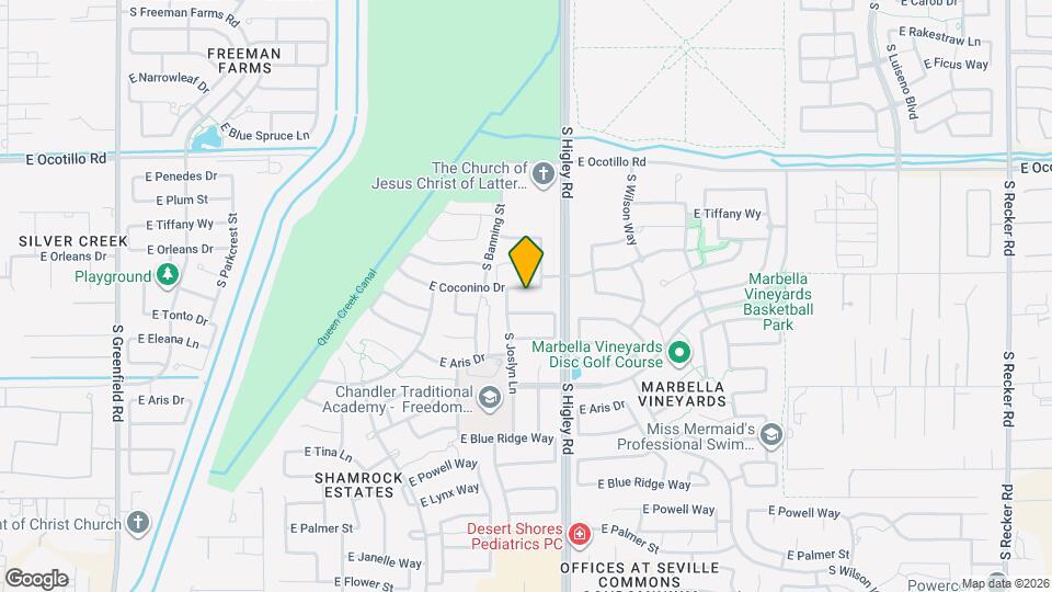 3127 E Coconino Dr Mapa y Detalles de la Ubicación