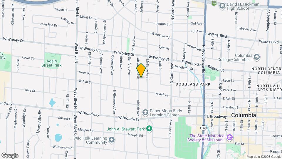 302 Alexander Ave Map and Location Details