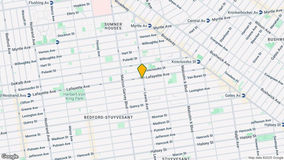 896 Lafayette Ave Mapa y Detalles de la Ubicación
