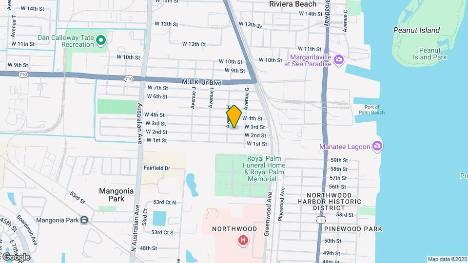 640 W 2nd St Map and Location Details