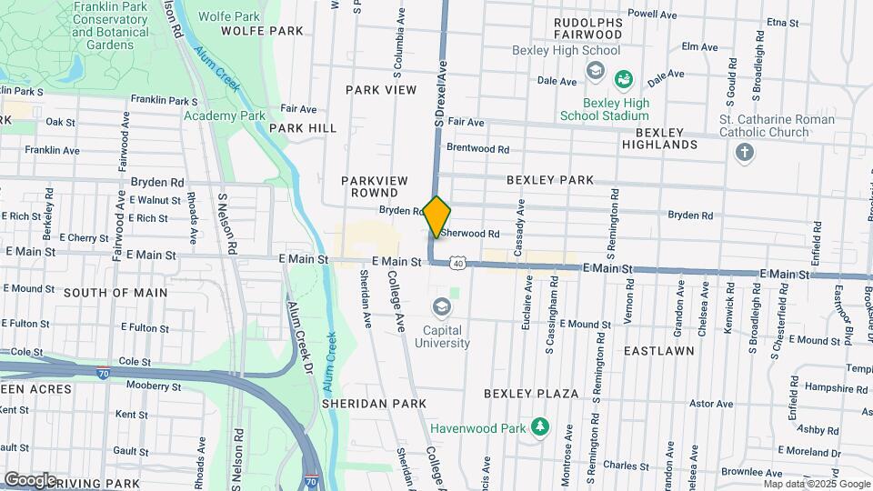542 S Drexel Ave Map and Location Details