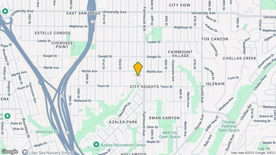 3405 43rd St Map and Location Details