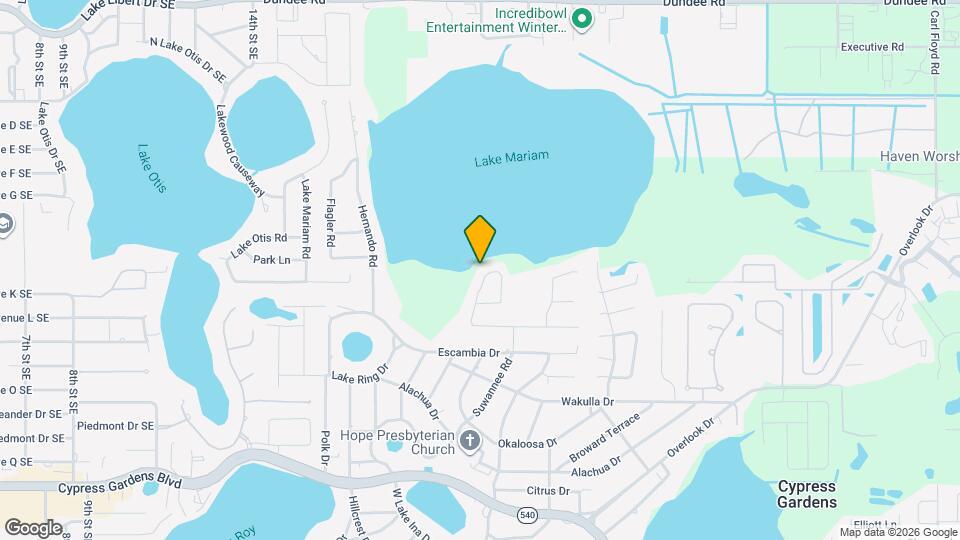 1026 S Lake Mariam Dr Map and Location Details