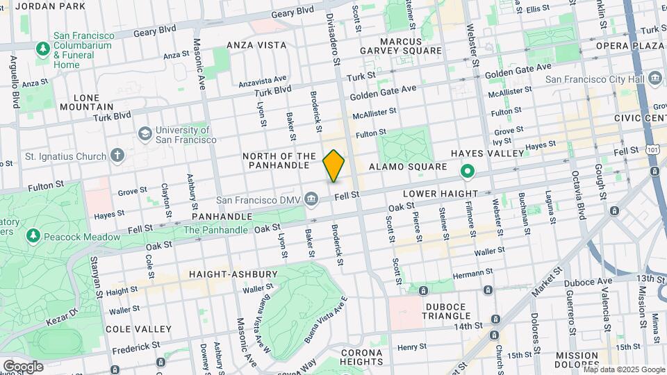 442-446 Broderick St Mapa y Detalles de la Ubicación
