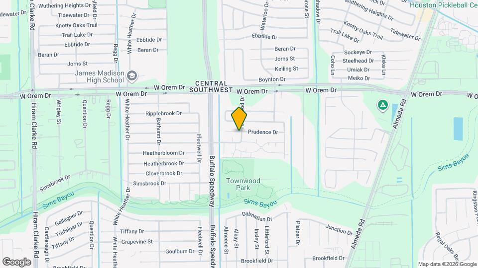 3503 Prudence Dr Map and Location Details