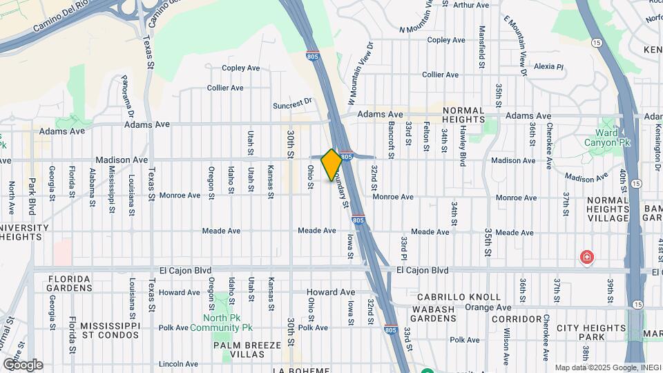 4517 Illinois St Mapa y Detalles de la Ubicación
