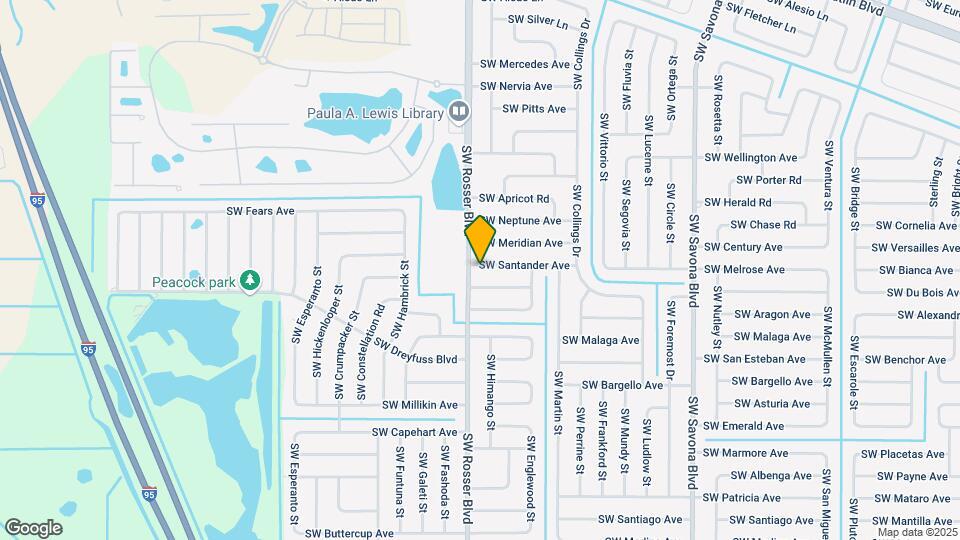1580 SW Santander Ave Map and Location Details