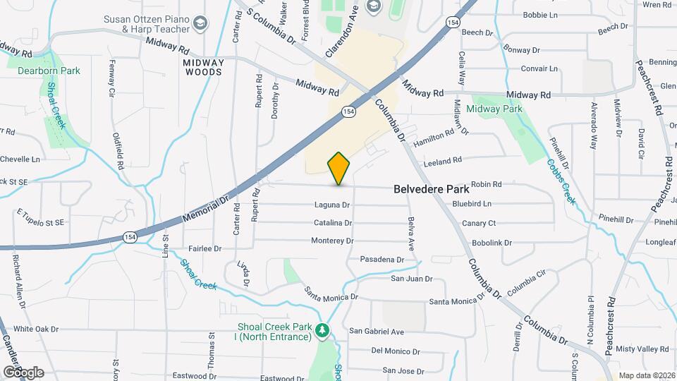 2939 Belvedere Ln Map and Location Details