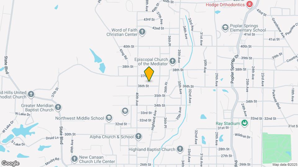 3830 36th St Map and Location Details