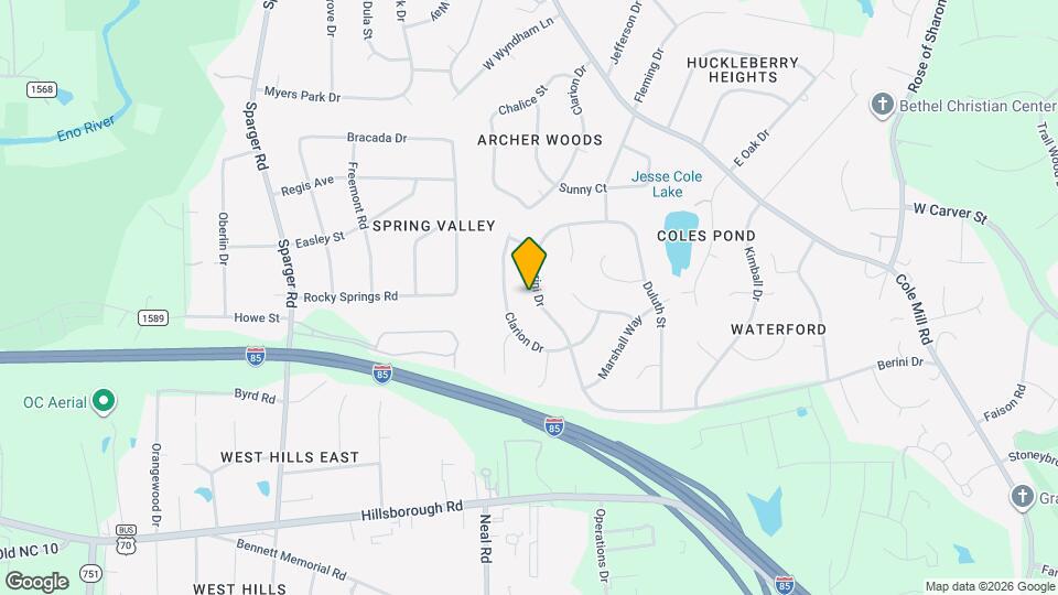 4527 Berini Dr Map and Location Details