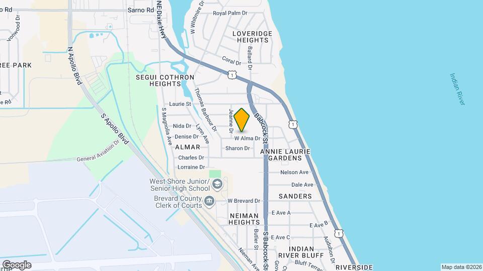 204 W Alma Dr Map and Location Details