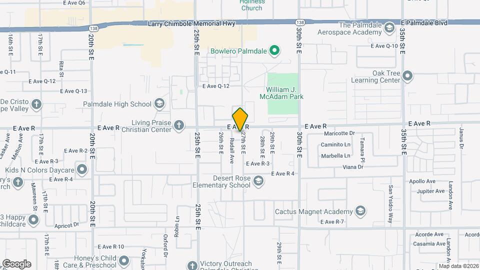 37939 27th St E Mapa y Detalles de la Ubicación