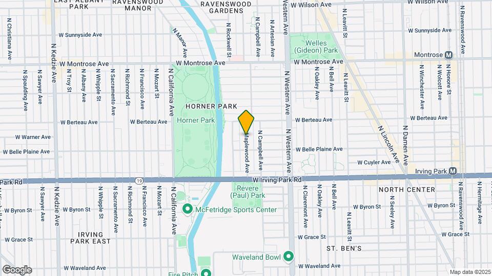 4142 N Maplewood Ave, Unit J09P Map and Location Details