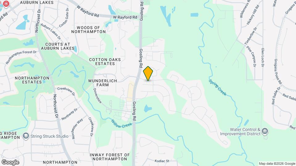 5614 Glenfield Spring Ln Map and Location Details