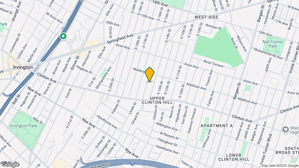 854 S 15th St Map and Location Details