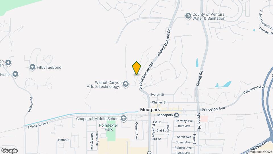 1017 Walnut Canyon Rd Map and Location Details