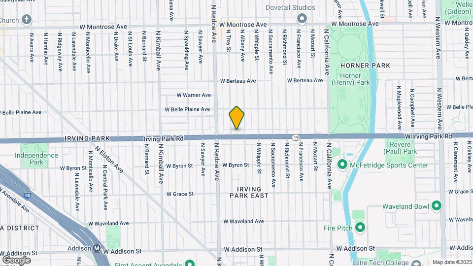3114 W Irving Park Rd Mapa y Detalles de la Ubicación