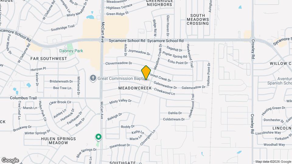 2805 Galemeadow Dr Mapa y Detalles de la Ubicación