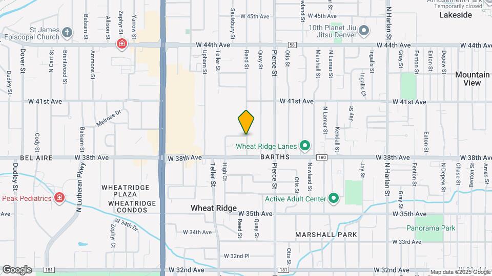 3839 Reed St Map and Location Details