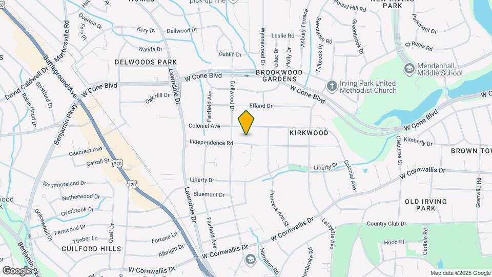 1816 Independence Rd Map and Location Details