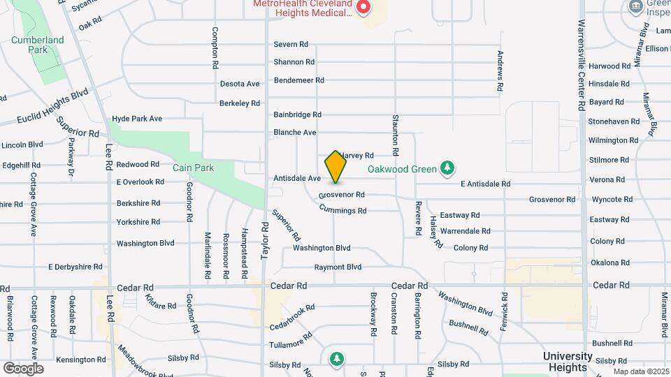 3575 Grosvenor Rd Map and Location Details
