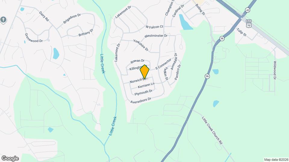 89 Norwich Dr Map and Location Details