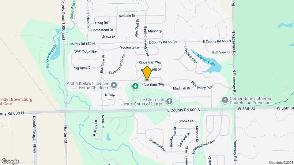 10356 Split Rock Way Map and Location Details