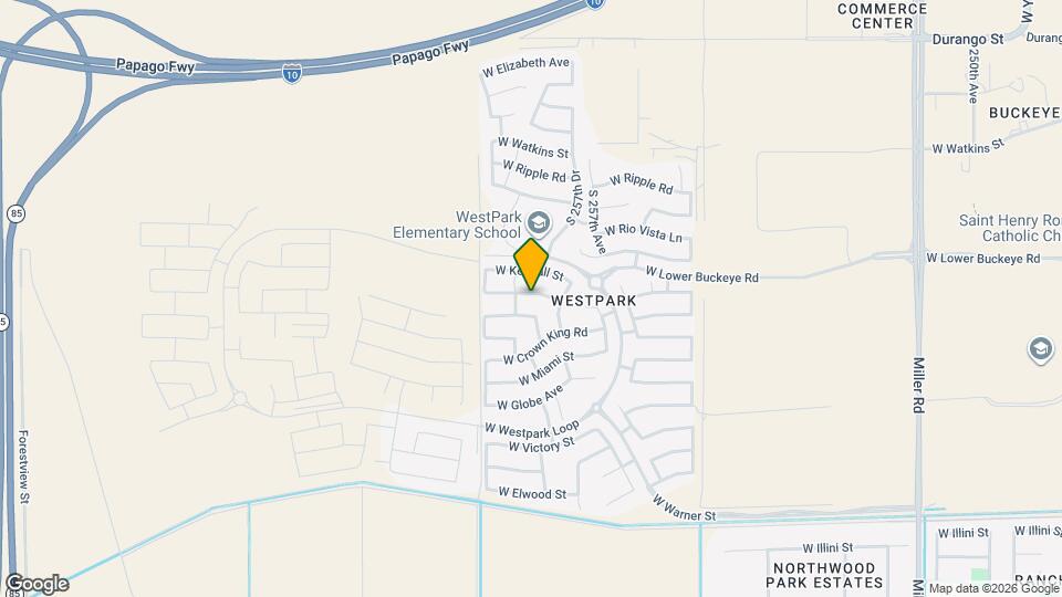 25797 W Winslow Ave Map and Location Details