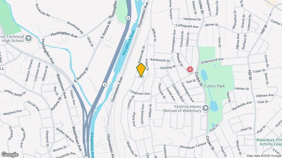 341 Lincoln St Map and Location Details