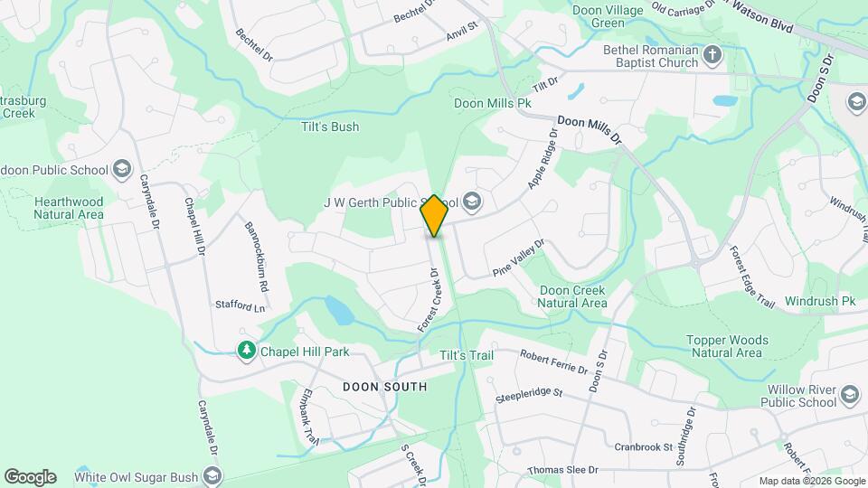 158 Forest Creek Dr Map and Location Details