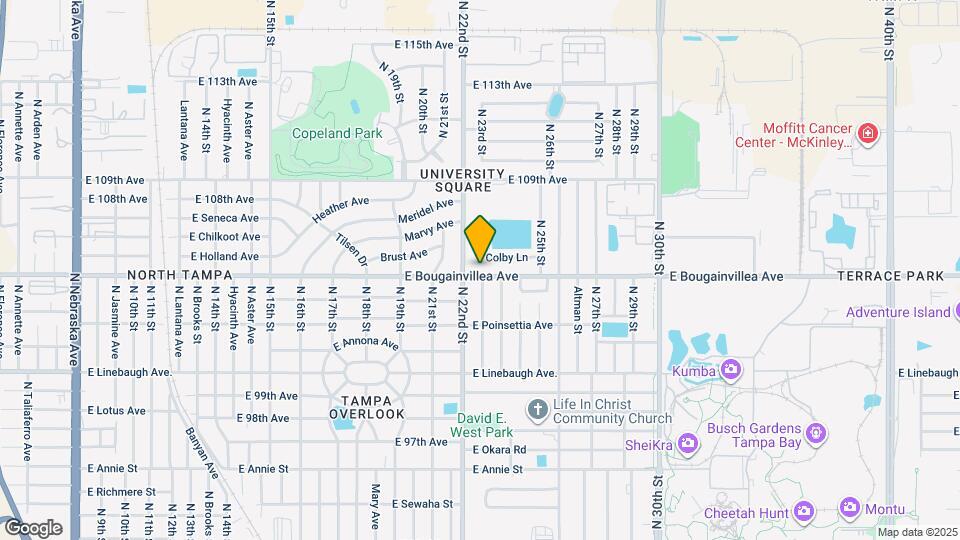 2206 E Bougainvillea Ave Map and Location Details