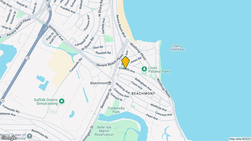 23 Endicott Ave, Unit #1F Map and Location Details