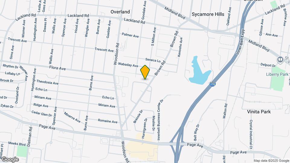 9105 Brownridge Dr Map and Location Details