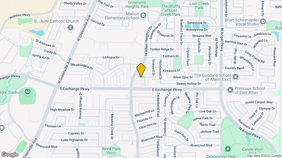 1308 Grapevine Dr Map and Location Details