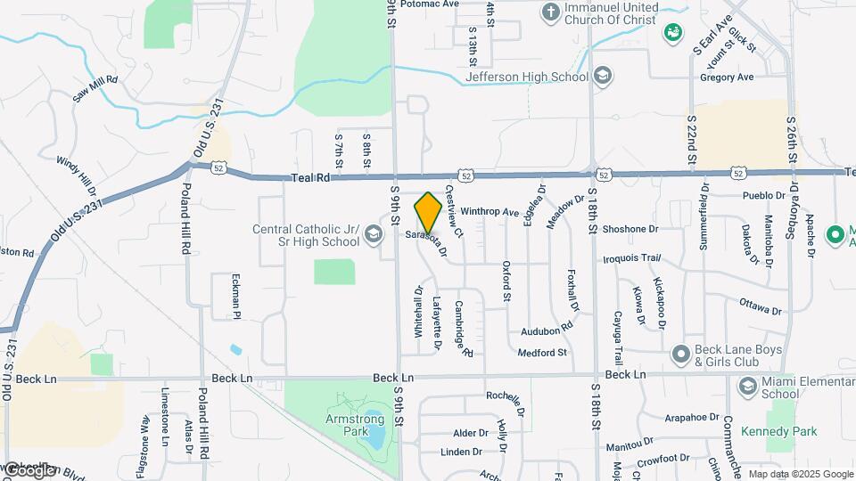 1005 Sarasota Dr Mapa y Detalles de la Ubicación
