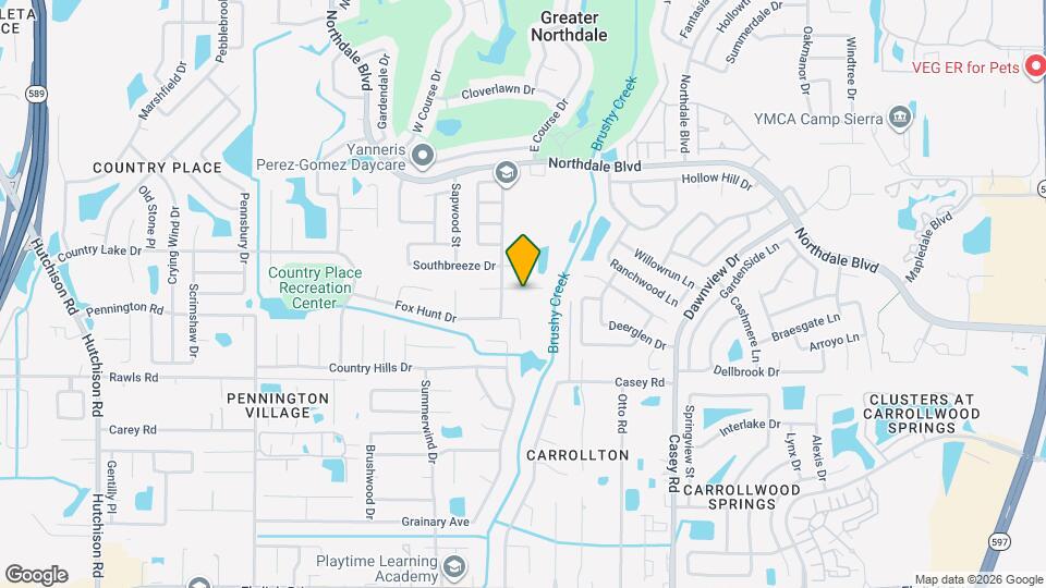 4508 Huntsman Ct Mapa y Detalles de la Ubicación