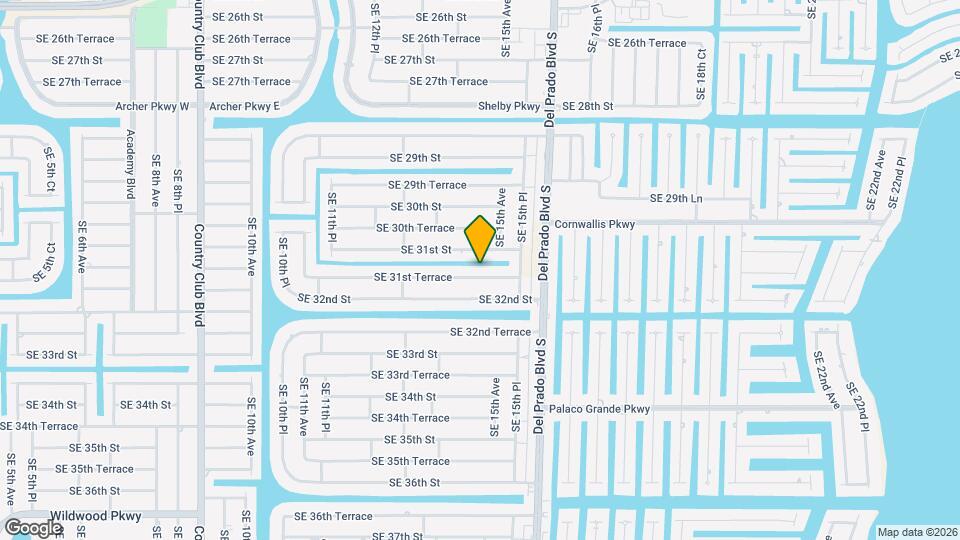 1429 SE 31st Terrace Map and Location Details