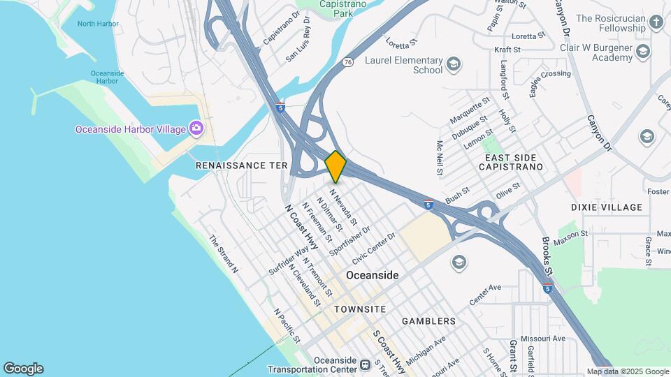 714 N Nevada St Map and Location Details